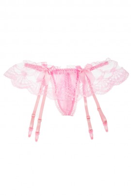 Belt for stocking pink