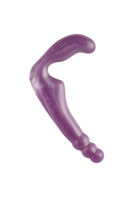 Безремневой страпон Doc Johnson The Gal Pal Purple, диаметр 3-3,5 см