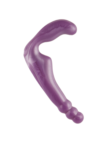 Безремневой страпон Doc Johnson The Gal Pal Purple, диаметр 3-3,5 см