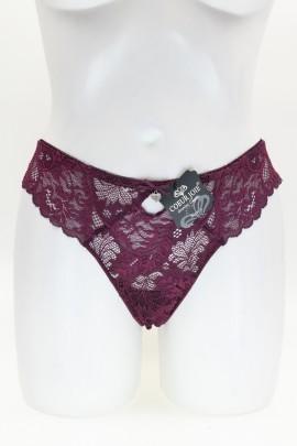 Кружевные женские стринги COEUR JOIE 1923, burgundy