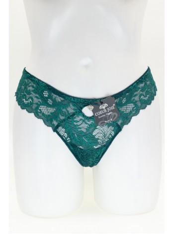 Lace Women's Thongs Coeur Joie 1923, Green Color