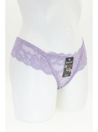 Кружевные женские трусики-стринги Biweier 197, цвет лавандовый