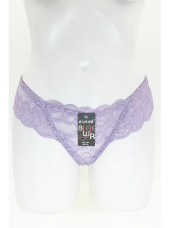 Lace Women's Thong Panties Biweier 197, Color Lavender