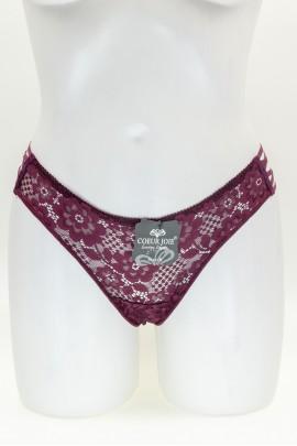 Стринги женские COEUR JOIE 1907, цвет бордовый