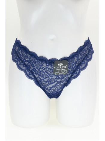 Lace Women's Panties String Coeur Joie 1873, Blue Color