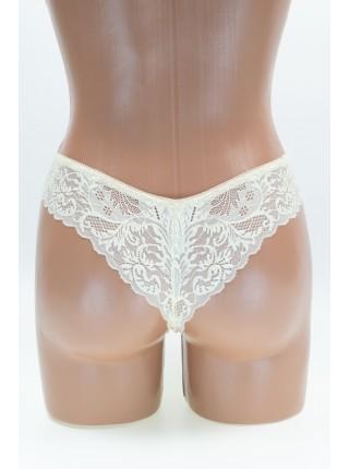Lace Women's Thongs Coeur Joie 1923, color beige