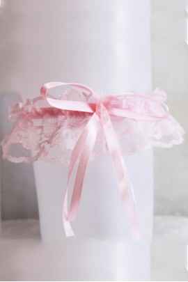 Pink garter