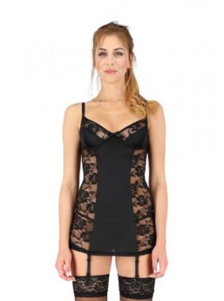 Corset-Soroch with Frances Maddie Corset Black XXL / XXXL - Passion, Panties