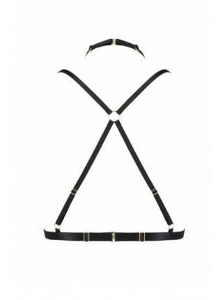 Портупея-стрепы KELIS BRA black S/M - Passion Exclusive