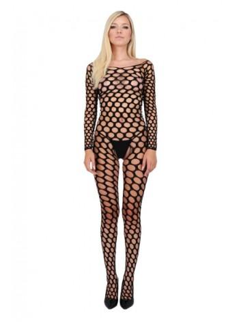 Bodybag with a large grid Passion BS077 Black