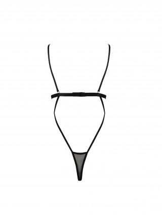 Body Monokini with Open Breast Diabolina Body Black XXL / XXXL - Passion