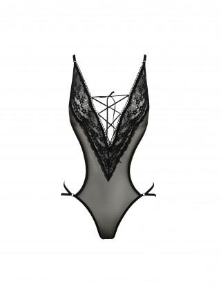 Body Monokini with Neckline Erza Body Black XXL / XXXL - Passion
