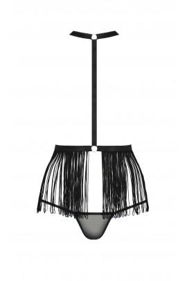 INDRA SETBRA BLACK XXL / XXXL - Passion Exclusive / XXXL - Passion Exclusive: Thong, Bach