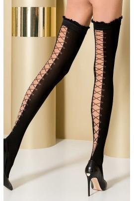 Чулки ST101 1/2 nero - Passion