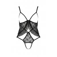 Боди монокини с открытой грудью JUSTINA BODY black L/XL Passion