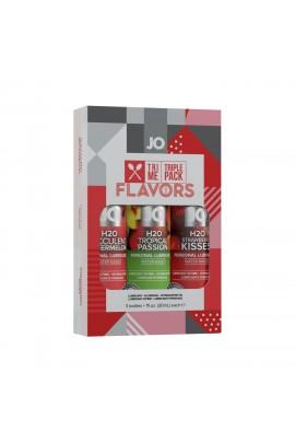 Набор вкусовых оральных смазок System JO Tri-Me Triple Pack - Flavors, 3х30 мл