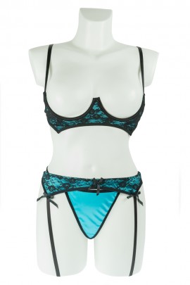 Turquoise candid set with belt