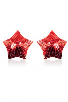 Пестіси, наклейки на груди червоні