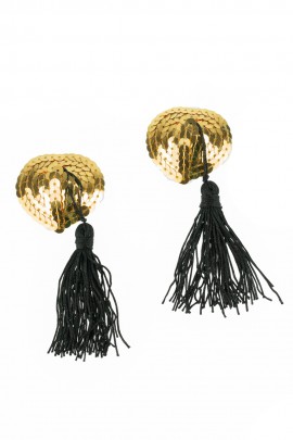 Golden stickers on the chest