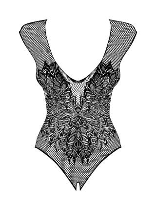 Боди B112 черный Obsessive XL/XXL