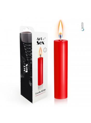 Красная свеча восковая Art of Sex size M 15 см низкотемпературная