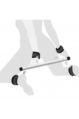 Колодка-распорка для рук и ног Art of Sex - Bondage Soft Touch BDSM Spreader , цвет черный