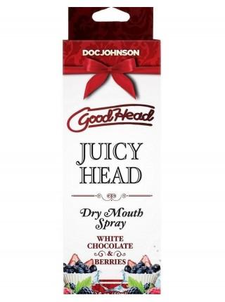 Зволожувальний спрей оральний Doc Johnson GoodHead – Juicy Head - White Chocolate and Berries 59мл