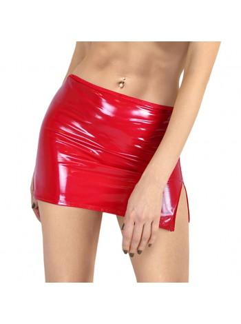 Сексуальная виниловая юбка Art of Sex - Stella, размер L-2XL, цвет красный