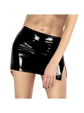 Сексуальная виниловая юбка Art of Sex - Stella, размер L-2XL, цвет черный