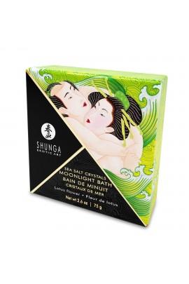 Натуральна сіль для ванни Shunga Moonlight Bath - Lotus Flower сіль Мертвого моря, 75 г