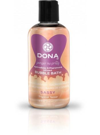 Пена для ванны Dona Bubble Bath Sassy Aroma Tropical Tease с афродизиаками и феромонами