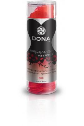 Декоративные лепестки розы DONA Rose Petals Red, многоразовые, не вянут