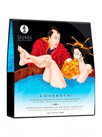 Гель для ванны Shunga LOVEBATH – Ocean temptations 650 г, делает воду ароматным желе со SPA эффектом