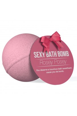 Бомбочка для ванны с ароматом розы Dona Bath Bomb - Rosey Posey, 128г