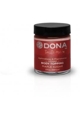 Карамель для тела DONA Body Topping - MAPLE SUGAR