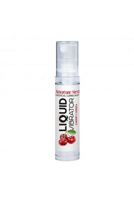 Лубрикант з ефектом вібрації Amoreane Med Liquid Vibrator Cherry (10 мл)