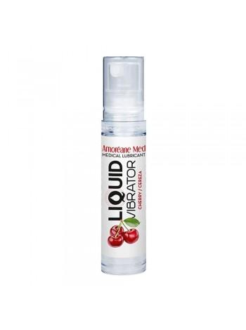 Lubricant with vibration Amoreane Med Liquid Vibrator Cherry (10 ml)