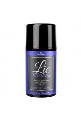 Гель для минета Sensuva - Lic-o-licious Blueberry Muffin, 50мл