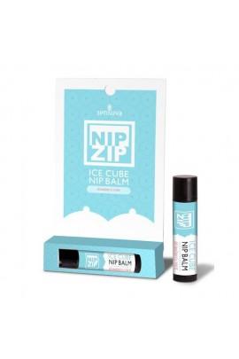 Стимулирующий бальзам для сосков с охлаждением Sensuva - Nip Zip Strawberry Mint, 4г
