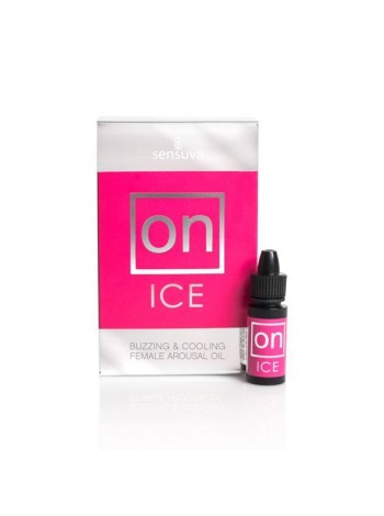 Стимулюючі краплі для клітора з охолоджуючим ефектом Sensuva - ON Arousal Oil for Her Ice, 5мл