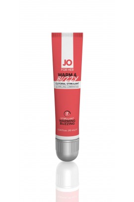 Возбуждающий гель для клитора с эффектом жидкого вибратора System JO WARM & BUZZY, 10мл