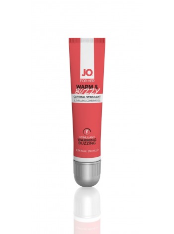 Exciting gel for the clitoris with the System Jo Warm liquid vibrator effect &Amp; Buzzy, 10ml