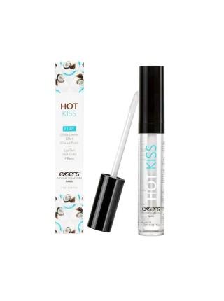 Стимулирующий блеск для губ EXSENS Coconut Hot Kiss 7 мл, согревает и охлаждает