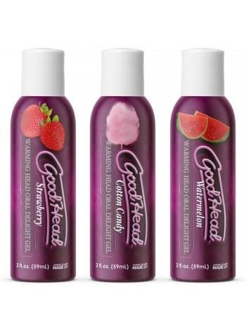 Warming Gels for oral sex Doc Johnson Goodhead - Warming Head (Strawberry, sweet cotton wool,