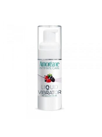 Lubricant with vibration Amoreane Med Liquid Vibrator Berries (30 ml)