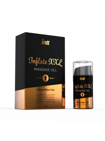 Exciting gel with cinnamon taste for stimulation of the member of the INTT INFLATE XXL, 15ml