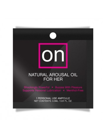 Пробник возбуждающего масла для женщин Sensuva - ON Arousal Oil for Her Original, 0,3мл