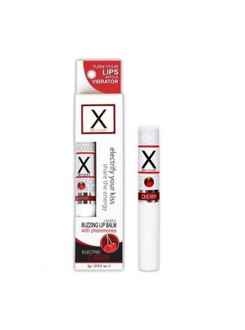 Sensuva Unisex Stimulating Balm - X on the Lips Cherry with Pheromones, Cherry