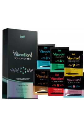 Набор пробников жидкого вибратора Intt Vibration Six Flavor Mix, 12х5мл