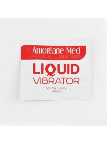 Lubricant's probe with Amoreane Med Liquid Vibrator Strawberry (2 ml) vibration vibration